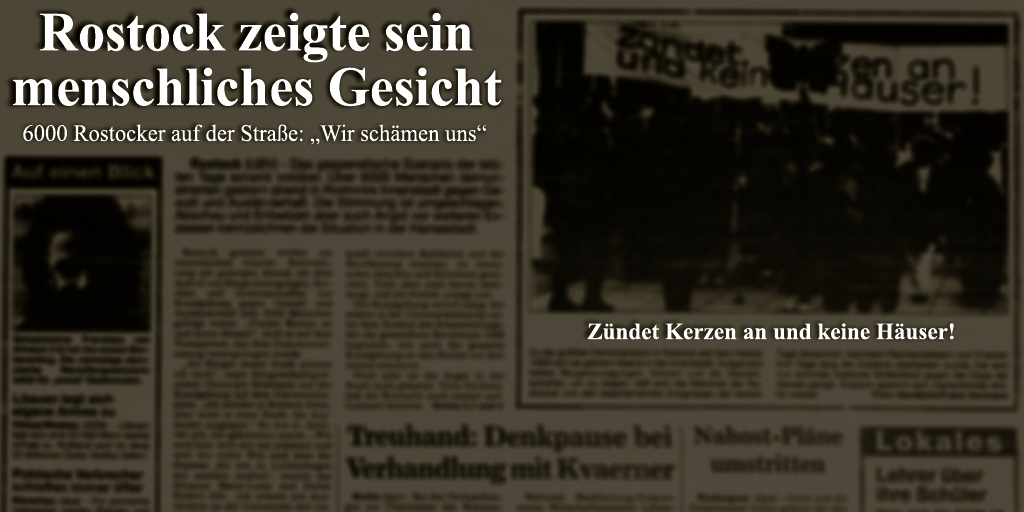 Norddeutsche Neuste Nachrichten, 28. August 1992.